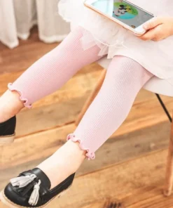 Quần legging len tăm dễ thương cho bé gái (8-18kg)