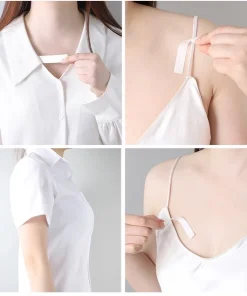 Miếng dán 2 mặt chống hở mép áo mép váy siêu mỏng trong suốt túi 36 miếng - Băng dính cố định quần áo