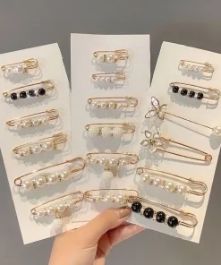 Combo ghim cài quần áo thu nhỏ lưng quần váy, ghim kẹp chống trượt quần áo