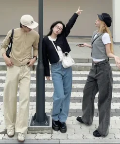 Quần jeans ống đứng wide fit Whose Studio