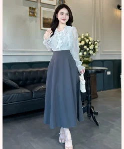 Chân váy xòe bồng 2 phiên bản 75cm - 85cm (Có túi, khóa kéo sau)